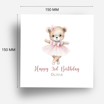 Cute Ballerina Teddy - C555