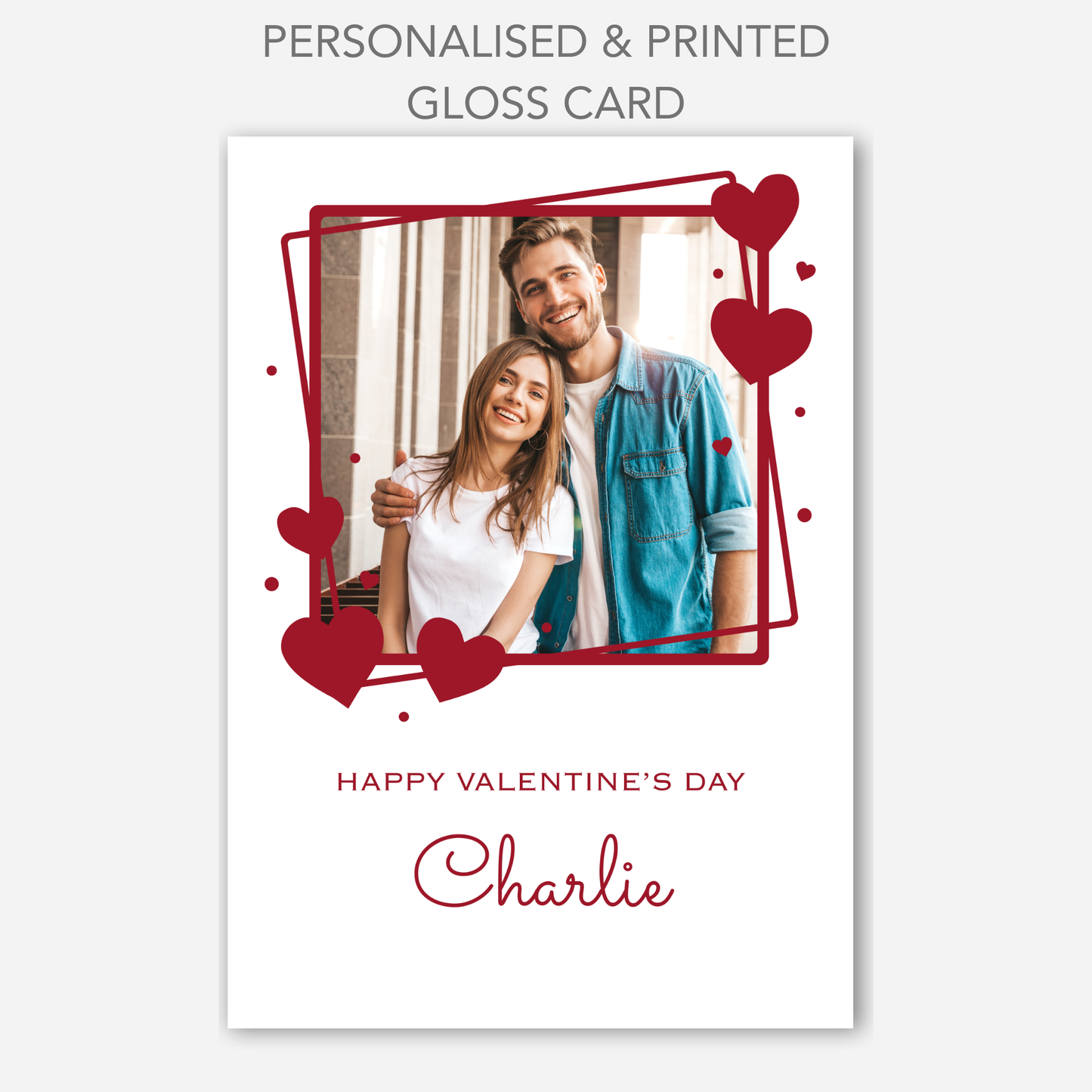 Valentine Photo Card In Colour - PC31