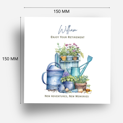 Garden Themed Retirement Card - C691