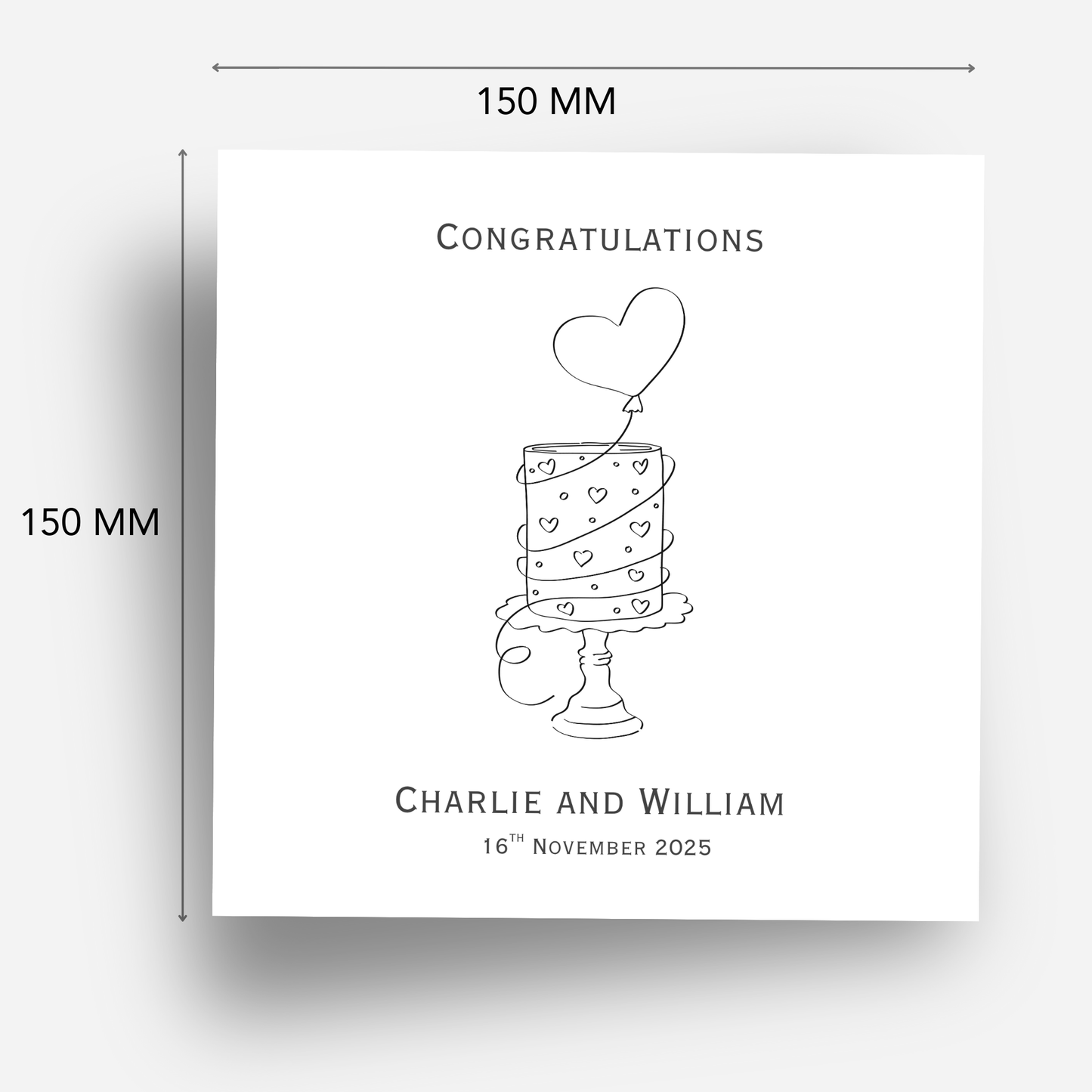 Elegant  Cake Illustration - C610