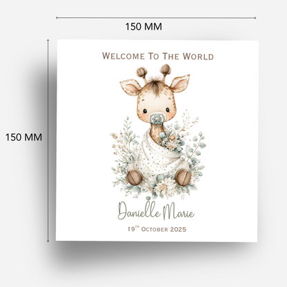 Welcome To The World Card - C671
