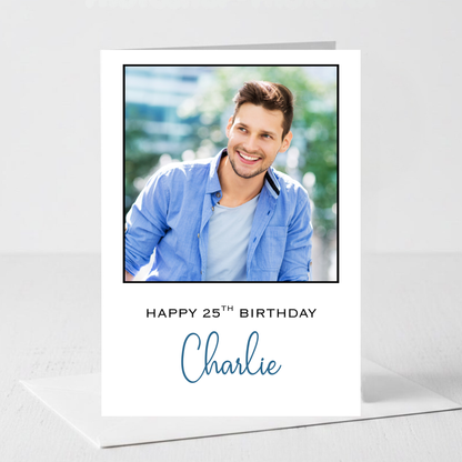 Colour Photo Birthday Card - PC59