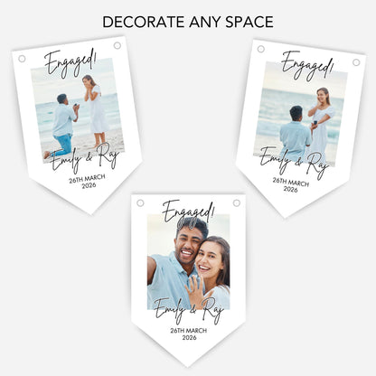 Photo Engagement or Wedding Bunting -  B277