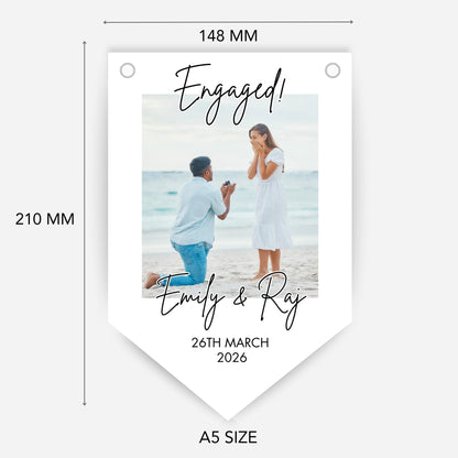 Photo Engagement or Wedding Bunting -  B277