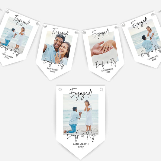 Photo Engagement or Wedding Bunting -  B277