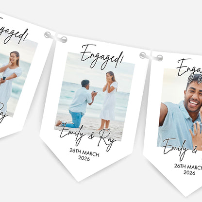 Photo Engagement or Wedding Bunting -  B277