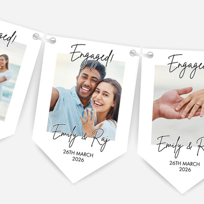 Photo Engagement or Wedding Bunting -  B277